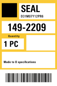 CAT 149-2209 Heat Exchanger Plate Seal