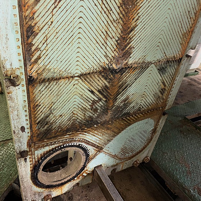 Central Fresh Water (CFW) cooler before marine heat exchanger service 