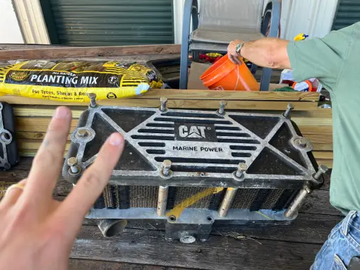 MechPro Caterpillar C-30 Heat Exchanger Boxed Refurbishing