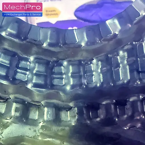 MechPro = Tranter plate heat exchanger pinhole leak fix