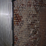 Heat Exchanger Plate Before Cleaning