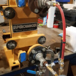 MechPro pressure testing refurbished Tranter Plate Heat Exchangers for US Coast Guard