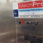 APV heat exchanger service by MechPro Inc.